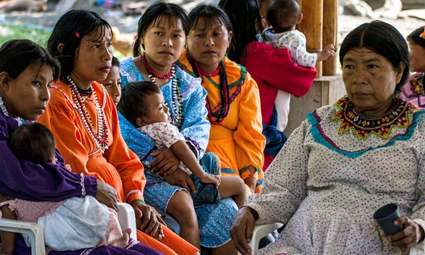 A UN education programme on the dangers of female genital mutilation has empowered Emberá women in Colombia and put midwives on the defensive. Photograph: Alexandra McNichols-Torroledo
